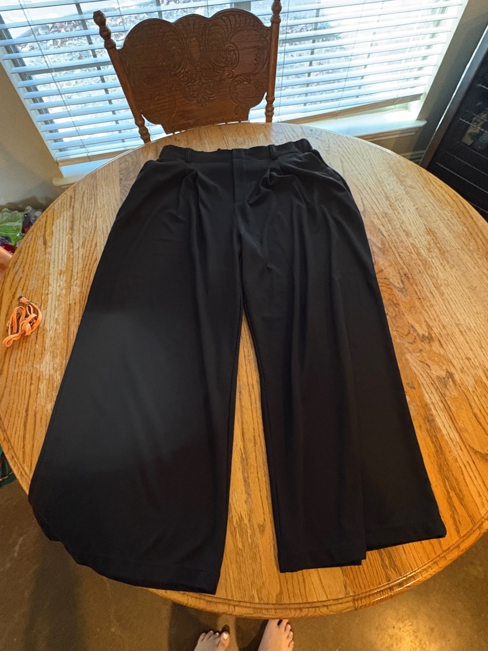 HALARA Black Wide-Leg Pull-On Palazzo Pants